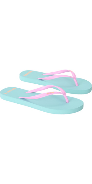2026 Rip Curl Mujer Chanclas Bondi Bloom Con Punta Abierta 16HWOT - Light Sea Blue